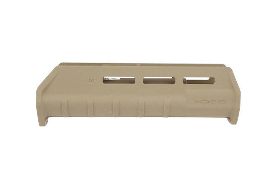 The magpul M-LOK forend for remington 870 shotguns is made of polymer